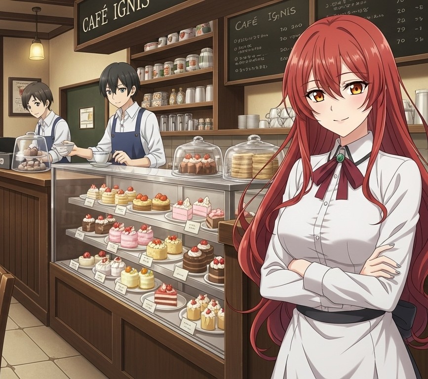 『イグニアのカフェ：始まりの炎と淹れたての夢』